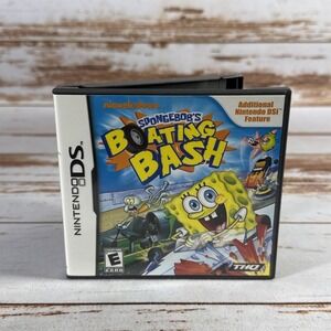 SpongeBob's Boating Bash Nintendo DS 2010 Complete Tested